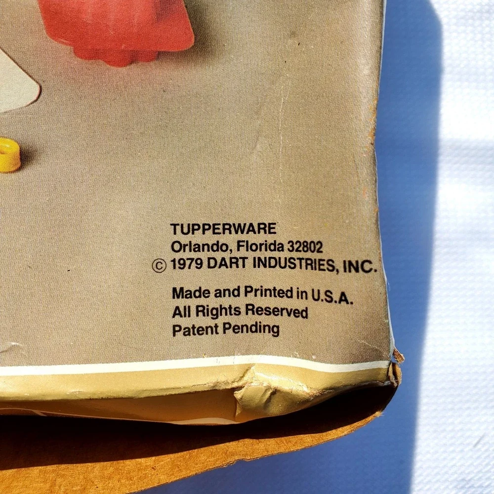 1979 Tupperware Toys - Mini-Mix-It●New●Never●Used●Complete W/Recipes ● Worn‎ Box